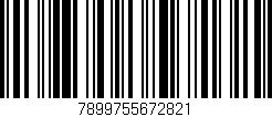 Código de barras (EAN, GTIN, SKU, ISBN): '7899755672821'