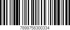 Código de barras (EAN, GTIN, SKU, ISBN): '7899756300334'