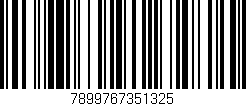 Código de barras (EAN, GTIN, SKU, ISBN): '7899767351325'