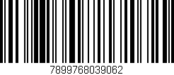 Código de barras (EAN, GTIN, SKU, ISBN): '7899768039062'