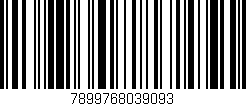 Código de barras (EAN, GTIN, SKU, ISBN): '7899768039093'