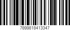 Código de barras (EAN, GTIN, SKU, ISBN): '7899818413347'