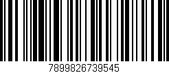 Código de barras (EAN, GTIN, SKU, ISBN): '7899826739545'