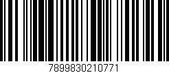 Código de barras (EAN, GTIN, SKU, ISBN): '7899830210771'