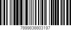 Código de barras (EAN, GTIN, SKU, ISBN): '7899838803197'