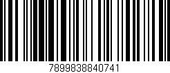 Código de barras (EAN, GTIN, SKU, ISBN): '7899838840741'
