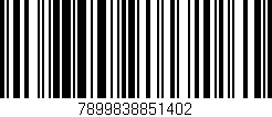 Código de barras (EAN, GTIN, SKU, ISBN): '7899838851402'