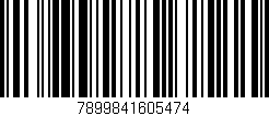 Código de barras (EAN, GTIN, SKU, ISBN): '7899841605474'