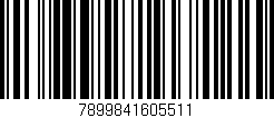 Código de barras (EAN, GTIN, SKU, ISBN): '7899841605511'