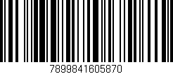 Código de barras (EAN, GTIN, SKU, ISBN): '7899841605870'