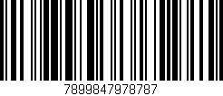 Código de barras (EAN, GTIN, SKU, ISBN): '7899847978787'
