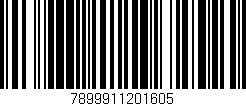 Código de barras (EAN, GTIN, SKU, ISBN): '7899911201605'