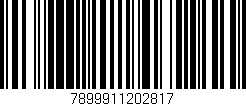 Código de barras (EAN, GTIN, SKU, ISBN): '7899911202817'