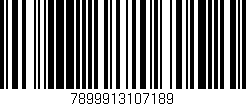Código de barras (EAN, GTIN, SKU, ISBN): '7899913107189'