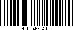 Código de barras (EAN, GTIN, SKU, ISBN): '7899946604327'