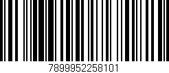 Código de barras (EAN, GTIN, SKU, ISBN): '7899952258101'