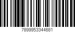 Código de barras (EAN, GTIN, SKU, ISBN): '7899953344681'