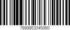 Código de barras (EAN, GTIN, SKU, ISBN): '7899953345060'