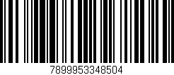 Código de barras (EAN, GTIN, SKU, ISBN): '7899953348504'