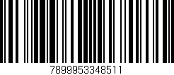 Código de barras (EAN, GTIN, SKU, ISBN): '7899953348511'