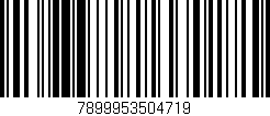 Código de barras (EAN, GTIN, SKU, ISBN): '7899953504719'