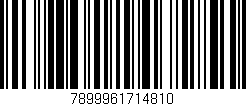 Código de barras (EAN, GTIN, SKU, ISBN): '7899961714810'