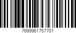 Código de barras (EAN, GTIN, SKU, ISBN): '7899961757701'