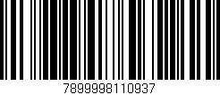 Código de barras (EAN, GTIN, SKU, ISBN): '7899998110937'