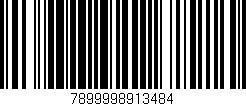 Código de barras (EAN, GTIN, SKU, ISBN): '7899998913484'