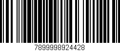 Código de barras (EAN, GTIN, SKU, ISBN): '7899998924428'