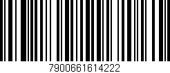 Código de barras (EAN, GTIN, SKU, ISBN): '7900661614222'