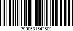 Código de barras (EAN, GTIN, SKU, ISBN): '7900661647589'