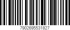 Código de barras (EAN, GTIN, SKU, ISBN): '7902695531827'