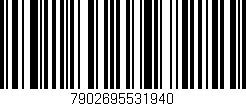 Código de barras (EAN, GTIN, SKU, ISBN): '7902695531940'