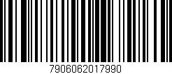 Código de barras (EAN, GTIN, SKU, ISBN): '7906062017990'