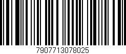 Código de barras (EAN, GTIN, SKU, ISBN): '7907713078025'