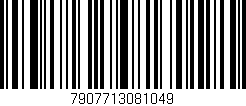 Código de barras (EAN, GTIN, SKU, ISBN): '7907713081049'