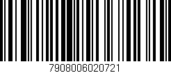 Código de barras (EAN, GTIN, SKU, ISBN): '7908006020721'