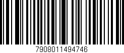 Código de barras (EAN, GTIN, SKU, ISBN): '7908011494746'