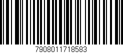 Código de barras (EAN, GTIN, SKU, ISBN): '7908011718583'