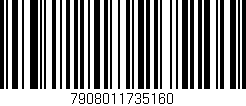 Código de barras (EAN, GTIN, SKU, ISBN): '7908011735160'