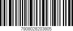 Código de barras (EAN, GTIN, SKU, ISBN): '7908028203805'
