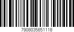 Código de barras (EAN, GTIN, SKU, ISBN): '7908035651118'