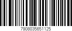 Código de barras (EAN, GTIN, SKU, ISBN): '7908035651125'