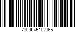 Código de barras (EAN, GTIN, SKU, ISBN): '7908045102365'