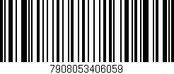 Código de barras (EAN, GTIN, SKU, ISBN): '7908053406059'