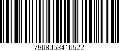 Código de barras (EAN, GTIN, SKU, ISBN): '7908053416522'