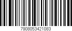 Código de barras (EAN, GTIN, SKU, ISBN): '7908053421083'