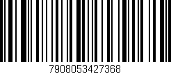 Código de barras (EAN, GTIN, SKU, ISBN): '7908053427368'