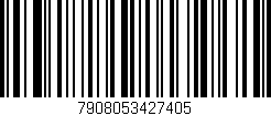 Código de barras (EAN, GTIN, SKU, ISBN): '7908053427405'